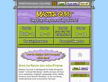 Tablet Screenshot of playmasterguru.com